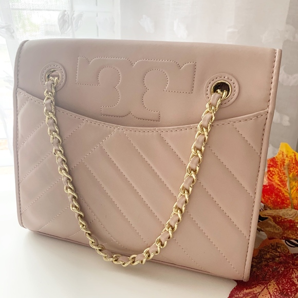 SOLD*Tory Burch • Blush Pink Alexa Crossbody Bag - Picture 3 of 8